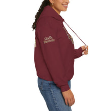 Load image into Gallery viewer, Royal Roy “Blessed” Red‑Diamond Luxe Hoodie v2 – Gold &amp; Platinum‑Infused ✨🔴 - Unisex Hooded Sweatshirt