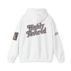 💎✨ Royalty “Blessed” Luxe Hoodie – Blue‑Diamond, Gold & Platinum‑Infused ✨💎 Unisex Heavy Blend™ Hooded Sweatshirt