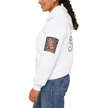 Load image into Gallery viewer, 💎✨ Royalty “Blessed” Luxe Hoodie v3 – Pink‑Diamond, Gold &amp; Platinum‑Infused ✨💎 Unisex Heavy Blend™ Hooded Sweatshirt