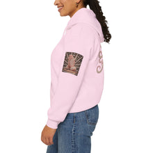 Load image into Gallery viewer, 💎✨ Royalty “Blessed” Luxe Hoodie v4 – Pink‑Diamond, Gold &amp; Platinum‑Infused ✨💎 Unisex Heavy Blend™ Hooded Sweatshirt