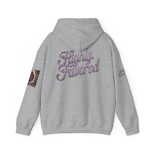 Royal “Blessed” Purple‑Diamond Luxe Hoodie v1 – Gold & Platinum‑Infused✨💜 Unisex Heavy Blend™ Hooded Sweatshirt