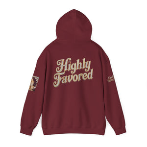 Royal Roy “Blessed” Red‑Diamond Luxe Hoodie v2 – Gold & Platinum‑Infused ✨🔴 - Unisex Hooded Sweatshirt