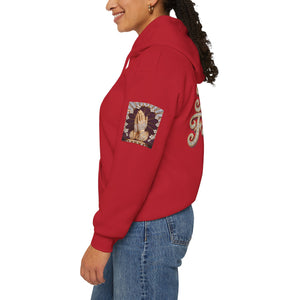 Royal Roy “Blessed” Red‑Diamond Luxe Hoodie v2 – Gold & Platinum‑Infused ✨🔴 - Unisex Hooded Sweatshirt
