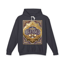 Load image into Gallery viewer, Blessed Unisex Lightweight Hooded Sweatshirt