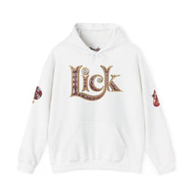 Load image into Gallery viewer, Royalty Red Lick‑Candy Hoodie v2 – Ruby‑Red Diamond Blaze, Gold &amp; Platinum Accents – Ultra‑Bold Street‑Style Statement - Unisex Hooded Sweatshirt
