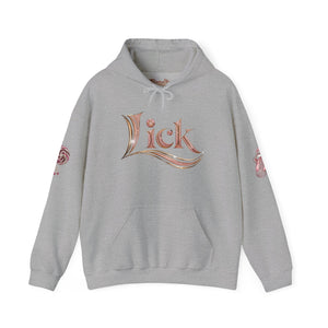 Royalty Lick‑Candy Hoodie – Pink Diamond Bling, Gold & Platinum Accents – Sassy Streetwear Statement - Sweet & Playful Unisex Hooded Sweatshirt