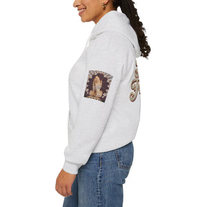Royal Roy “Blessed” Red‑Diamond Luxe Hoodie v2 – Gold & Platinum‑Infused ✨🔴 - Unisex Hooded Sweatshirt
