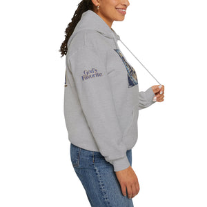 💎✨ Royalty “Blessed” Luxe Hoodie – Blue‑Diamond v2, Gold & Platinum‑Infused ✨💎 Unisex Heavy Blend™ Hooded Sweatshirt