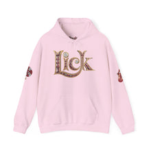 Load image into Gallery viewer, Royalty Red Lick‑Candy Hoodie v2 – Ruby‑Red Diamond Blaze, Gold &amp; Platinum Accents – Ultra‑Bold Street‑Style Statement - Unisex Hooded Sweatshirt