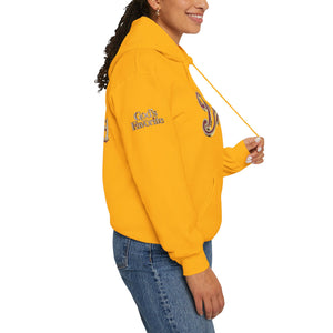 Royal Roy “Blessed” Red‑Diamond Luxe Hoodie – Gold & Platinum‑Infused ✨🔴 - Unisex Hooded Sweatshirt