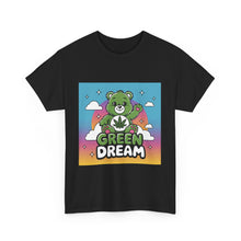 Load image into Gallery viewer, Green Dream Care Bear Tee: Good Vibes with Cannabis Leaf Design