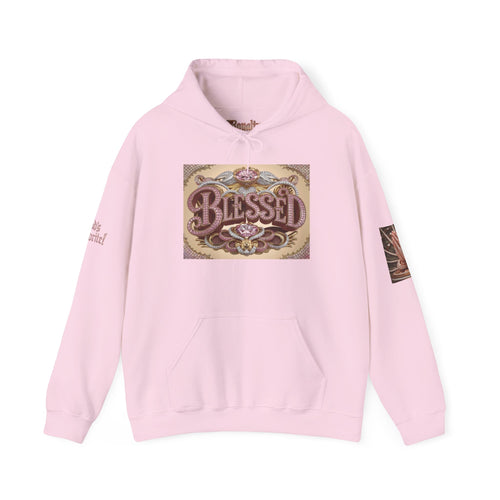 💎✨ Royalty “Blessed” Luxe Hoodie v3 – Pink‑Diamond, Gold & Platinum‑Infused ✨💎 Unisex Heavy Blend™ Hooded Sweatshirt