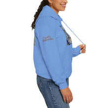 Load image into Gallery viewer, 💎✨ Royalty “Blessed” Luxe Hoodie – Blue‑Diamond v2, Gold &amp; Platinum‑Infused ✨💎 Unisex Heavy Blend™ Hooded Sweatshirt