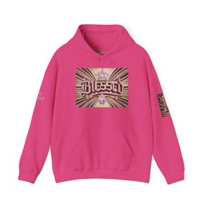 💎✨ Royalty “Blessed” Luxe Hoodie v4 – Pink‑Diamond, Gold & Platinum‑Infused ✨💎 Unisex Heavy Blend™ Hooded Sweatshirt
