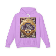 Load image into Gallery viewer, Blessed Unisex Lightweight Hooded Sweatshirt