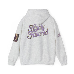 Royal “Blessed” Purple‑Diamond Luxe Hoodie v3 – Gold & Platinum‑Infused✨💜 Unisex Heavy Blend™ Hooded Sweatshirt