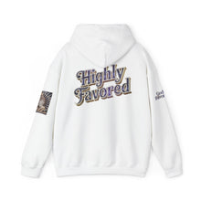 Load image into Gallery viewer, 💎✨ Royalty “Blessed” Luxe Hoodie – Blue‑Diamond v2, Gold &amp; Platinum‑Infused ✨💎 Unisex Heavy Blend™ Hooded Sweatshirt