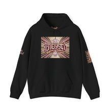 Load image into Gallery viewer, 💎✨ Royalty “Blessed” Luxe Hoodie v4 – Pink‑Diamond, Gold &amp; Platinum‑Infused ✨💎 Unisex Heavy Blend™ Hooded Sweatshirt