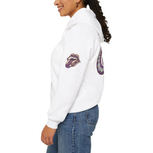 Load image into Gallery viewer, Royalty Lick‑Candy Hoodie – Purple Diamond Bling, Gold &amp; Platinum Accents – Sassy Streetwear Statement - Sweet &amp; Playful Unisex Hooded Sweatshirt