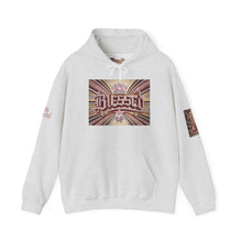 Load image into Gallery viewer, 💎✨ Royalty “Blessed” Luxe Hoodie v4 – Pink‑Diamond, Gold &amp; Platinum‑Infused ✨💎 Unisex Heavy Blend™ Hooded Sweatshirt