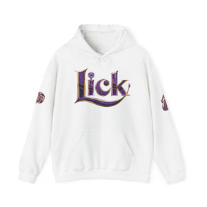 Royalty Lick‑Candy Hoodie – Purple Diamond Bling, Gold & Platinum Accents – Sassy Streetwear Statement - Sweet & Playful Unisex Hooded Sweatshirt