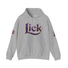 Load image into Gallery viewer, Royalty Lick‑Candy Hoodie – Purple Diamond Bling, Gold &amp; Platinum Accents – Sassy Streetwear Statement - Sweet &amp; Playful Unisex Hooded Sweatshirt
