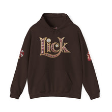 Load image into Gallery viewer, Royalty Red Lick‑Candy Hoodie v2 – Ruby‑Red Diamond Blaze, Gold &amp; Platinum Accents – Ultra‑Bold Street‑Style Statement - Unisex Hooded Sweatshirt