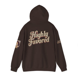 Royal Roy “Blessed” Red‑Diamond Luxe Hoodie v2 – Gold & Platinum‑Infused ✨🔴 - Unisex Hooded Sweatshirt