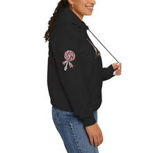 Load image into Gallery viewer, Royalty Lick‑Candy Hoodie – Pink Diamond Bling, Gold &amp; Platinum Accents – Sassy Streetwear Statement - Sweet &amp; Playful Unisex Hooded Sweatshirt