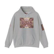 Load image into Gallery viewer, 💎✨ Royalty “Blessed” Luxe Hoodie v4 – Pink‑Diamond, Gold &amp; Platinum‑Infused ✨💎 Unisex Heavy Blend™ Hooded Sweatshirt