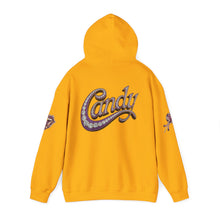 Load image into Gallery viewer, Royalty Lick‑Candy Hoodie – Purple Diamond Bling, Gold &amp; Platinum Accents – Sassy Streetwear Statement - Sweet &amp; Playful Unisex Hooded Sweatshirt