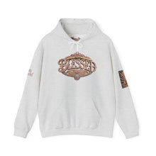 Load image into Gallery viewer, 💎✨ Royalty “Blessed” Luxe Hoodie v1 – Pink‑Diamond, Gold &amp; Platinum‑Infused ✨💎 Unisex Heavy Blend™ Hooded Sweatshirt