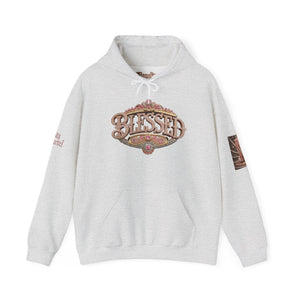 💎✨ Royalty “Blessed” Luxe Hoodie v1 – Pink‑Diamond, Gold & Platinum‑Infused ✨💎 Unisex Heavy Blend™ Hooded Sweatshirt