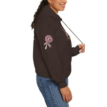 Load image into Gallery viewer, Royalty Lick‑Candy Hoodie – Pink Diamond Bling, Gold &amp; Platinum Accents – Sassy Streetwear Statement - Sweet &amp; Playful Unisex Hooded Sweatshirt