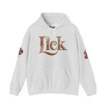 Load image into Gallery viewer, Royalty Red Lick‑Candy Hoodie – Ruby‑Red Diamond Blaze, Gold &amp; Platinum Accents – Ultra‑Bold Street‑Style Statement - Unisex Hooded Sweatshirt
