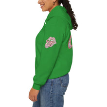 Load image into Gallery viewer, Royalty Lick‑Candy Hoodie – Pink Diamond Bling, Gold &amp; Platinum Accents – Sassy Streetwear Statement - Sweet &amp; Playful Unisex Hooded Sweatshirt