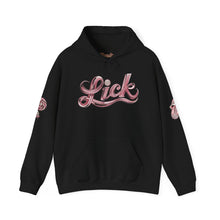 Load image into Gallery viewer, Royalty Lick‑Candy Hoodie v2 – Pink Diamond Bling, Gold &amp; Platinum Accents – Sassy Streetwear Statement - Sweet &amp; Playful Unisex Hooded Sweatshirt