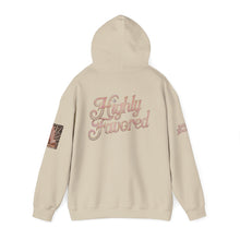 Load image into Gallery viewer, 💎✨ Royalty “Blessed” Luxe Hoodie v4 – Pink‑Diamond, Gold &amp; Platinum‑Infused ✨💎 Unisex Heavy Blend™ Hooded Sweatshirt