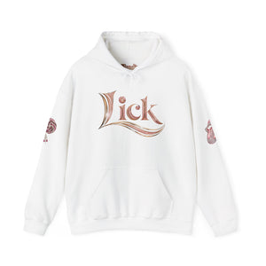 Royalty Lick‑Candy Hoodie – Pink Diamond Bling, Gold & Platinum Accents – Sassy Streetwear Statement - Sweet & Playful Unisex Hooded Sweatshirt