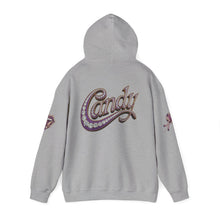 Load image into Gallery viewer, Royalty Lick‑Candy Hoodie – Purple Diamond Bling, Gold &amp; Platinum Accents – Sassy Streetwear Statement - Sweet &amp; Playful Unisex Hooded Sweatshirt