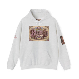 💎✨ Royalty “Blessed” Luxe Hoodie v3 – Pink‑Diamond, Gold & Platinum‑Infused ✨💎 Unisex Heavy Blend™ Hooded Sweatshirt