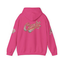 Load image into Gallery viewer, Royalty Lick‑Candy Hoodie – Pink Diamond Bling, Gold &amp; Platinum Accents – Sassy Streetwear Statement - Sweet &amp; Playful Unisex Hooded Sweatshirt