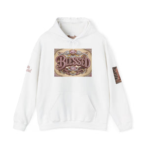 💎✨ Royalty “Blessed” Luxe Hoodie v3 – Pink‑Diamond, Gold & Platinum‑Infused ✨💎 Unisex Heavy Blend™ Hooded Sweatshirt