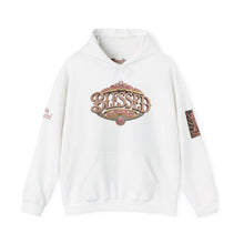 Load image into Gallery viewer, 💎✨ Royalty “Blessed” Luxe Hoodie v1 – Pink‑Diamond, Gold &amp; Platinum‑Infused ✨💎 Unisex Heavy Blend™ Hooded Sweatshirt