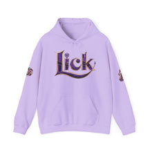 Load image into Gallery viewer, Royalty Lick‑Candy Hoodie – Purple Diamond Bling, Gold &amp; Platinum Accents – Sassy Streetwear Statement - Sweet &amp; Playful Unisex Hooded Sweatshirt