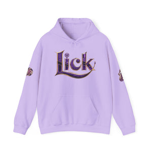 Royalty Lick‑Candy Hoodie – Purple Diamond Bling, Gold & Platinum Accents – Sassy Streetwear Statement - Sweet & Playful Unisex Hooded Sweatshirt