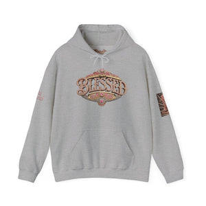 💎✨ Royalty “Blessed” Luxe Hoodie v1 – Pink‑Diamond, Gold & Platinum‑Infused ✨💎 Unisex Heavy Blend™ Hooded Sweatshirt