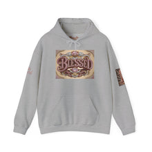 Load image into Gallery viewer, 💎✨ Royalty “Blessed” Luxe Hoodie v3 – Pink‑Diamond, Gold &amp; Platinum‑Infused ✨💎 Unisex Heavy Blend™ Hooded Sweatshirt