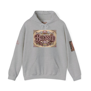 💎✨ Royalty “Blessed” Luxe Hoodie v3 – Pink‑Diamond, Gold & Platinum‑Infused ✨💎 Unisex Heavy Blend™ Hooded Sweatshirt