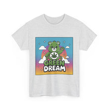 Load image into Gallery viewer, Green Dream Care Bear Tee: Good Vibes with Cannabis Leaf Design